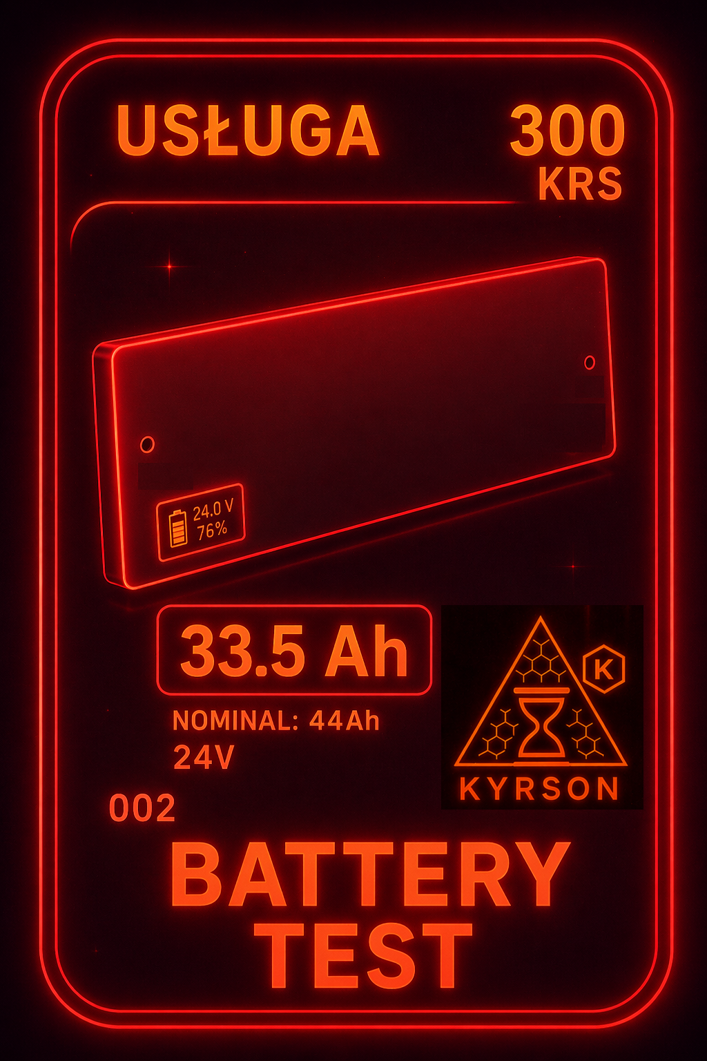 Battery Test - pomiar pojemności akumulatora
