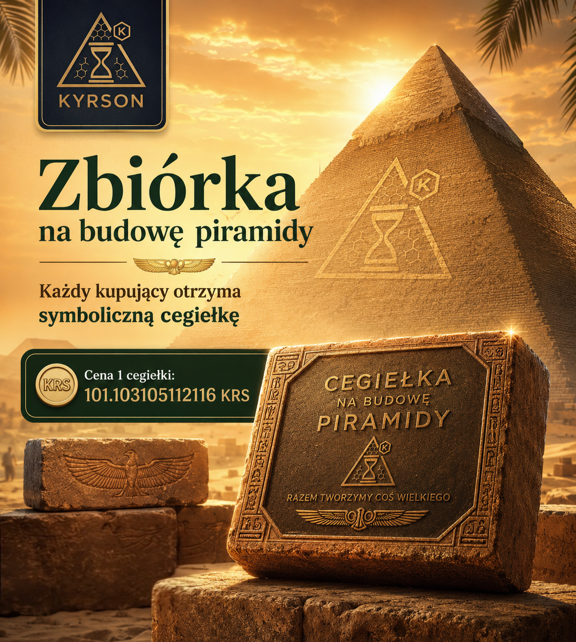Miniatura streama Zbiórka na budowę piramidy
